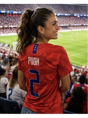 Nike 2019 USWNT Away Soccer Jersey Mallory Pugh #2 World Cup Red XL